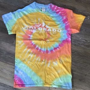 Tie-dye Colorado Rocky Mountain t-shirt